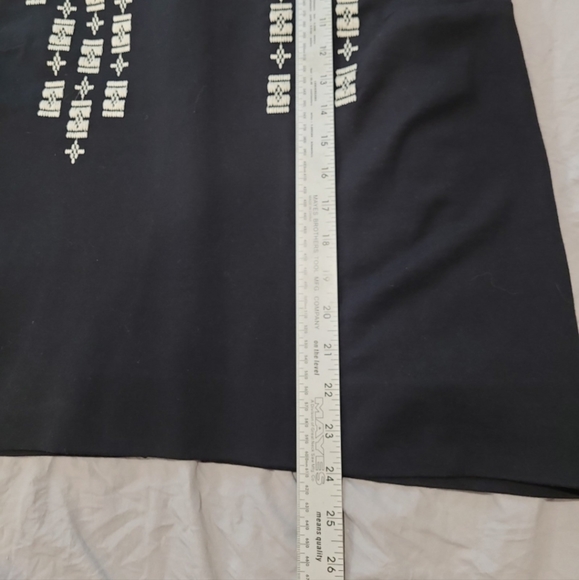 Madewell 1937 Stitch Frame Womens SZ Med. Ponte Knit Embroidered Tank - Picture 10 of 10